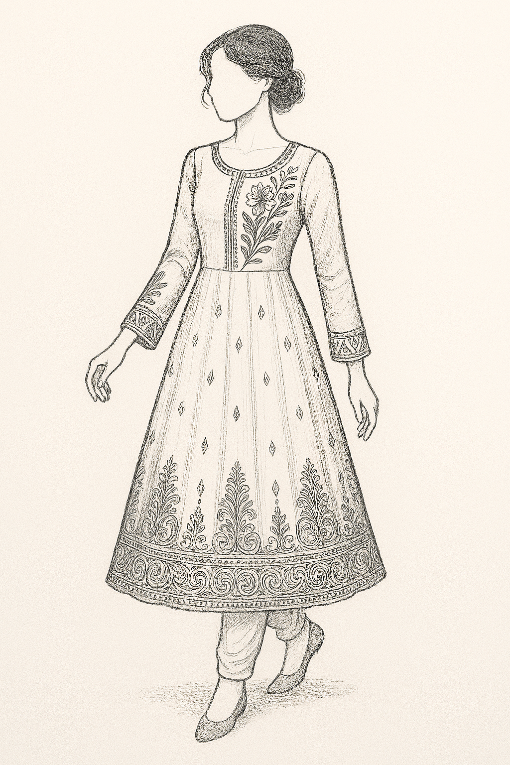 Diwali Anarkali